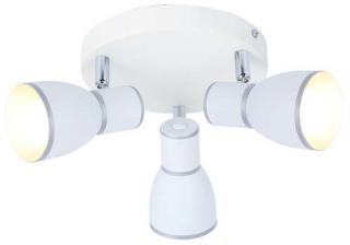 Plafon lampa sufitowa spot Candellux Fido 3x40W E14 biały / chrom 98-63397