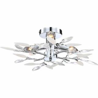 Plafon oprawa lampa sufitowa Globo Vida 3x40W E14 chrom 63160-3 - wysyłka w 24h