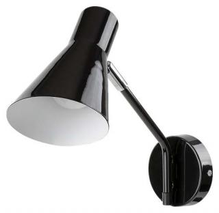 Rabalux Alfons 4504 kinkiet lampa ścienna 1x25W E27 czarny
