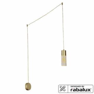 Rabalux Floresta 6560 lampa wisząca zwis 1x4W LED 4000K złota