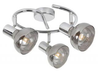 Rabalux Holly 5558 spirala plafon lampa sufitowa spot 3x40W E14 srebrny