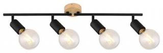 Rabalux Pablo 3979 plafon lampa sufitowa 4x40W E27 czarny