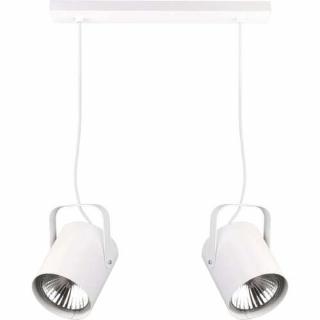 Sigma Flesz 31139 lampa wisząca zwis 2x60W E27 biała