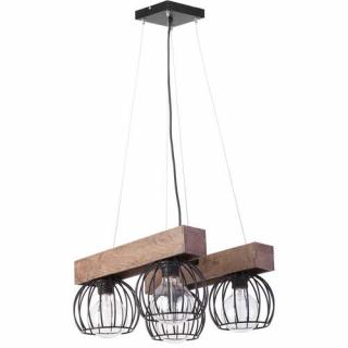 Sigma Milan 4 31576 lampa wisząca zwis 4x60W E27 czarny / brązowy - wysyłka w 24h