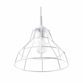 Sollux Anata SL.0145 Lampa wisząca zwis 1x60W E27 biała