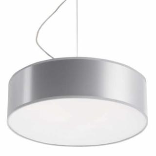 Sollux Arena 35 SL.0116 Lampa wisząca zwis 2x60W E27 szara