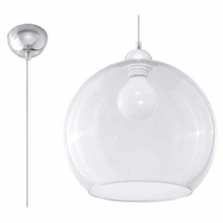 Sollux Ball SL.0248 Lampa wisząca zwis 1x60W E27 transparentny