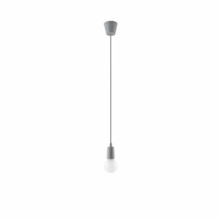 Sollux Diego SL.0575 lampa wisząca zwis 1x60W E27 szara - wysyłka w 24h