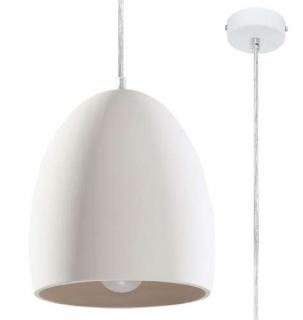 Sollux Flawiusz SL.0848 lampa wisząca ceramiczna 1x60W E27 biały - wysyłka w 24h