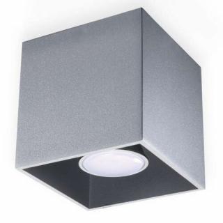 Sollux Quad 1 SL.0024 Plafon lampa sufitowa downlight 1x40W GU10 szary