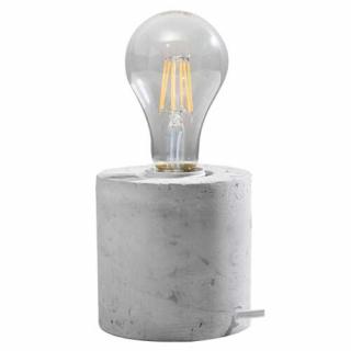 Sollux Salgado SL.0680 lampa stołowa lampka 1x60W E27 szara