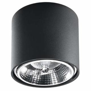 Sollux Tiube SL.0697 plafon lampa sufitowa 1x60W GU10 czarna