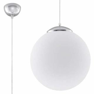 Sollux Ugo 20 SL.0263 Lampa wisząca zwis 1x60W E27 biały/chrom