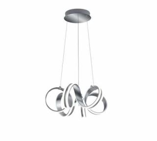 Trio Carrera 325010105 lampa wisząca zwis 1x40W LED 3000K aluminium szczotkowane