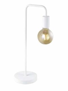 Trio Diallo 508000131 lampka stołowa lampa 1x42W E27 biały mat