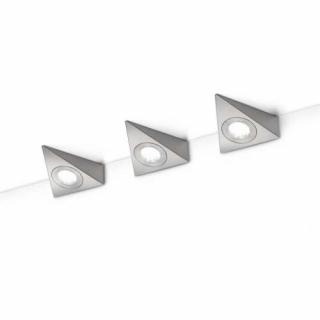 Trio ECCO 273370307 kinkiet lampa ścienna 3x3W LED 3000K nikiel