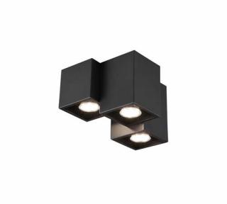 Trio Fernando 604900332 plafon lampa sufitowa 3x35W GU10 czarny - wysyłka w 24h