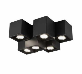 Trio Fernando 604900632 plafon lampa sufitowa 6x35W GU10 czarny