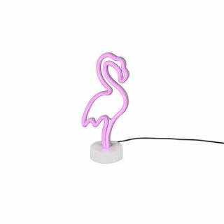 Trio FLAMINGO R55240101 lampka stołowa figurka neon 1x1W LED Biały - wysyłka w 24h