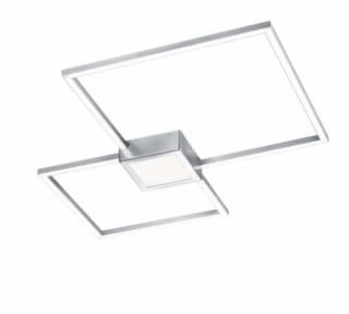 Trio Hydra 676210307 plafon lampa sufitowa 1x28W LED 3000K nikiel mat / biały