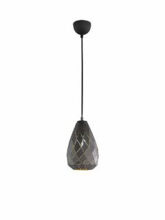 Trio Onyx 301300142 lampa wisząca zwis 1x42W E27 antracyt