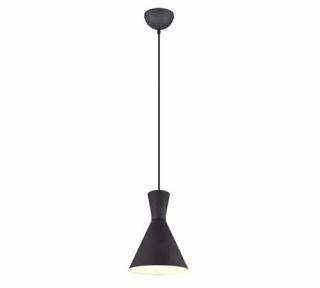 Trio RL Enzo R30781032 lampa wisząca zwis 1x28W E27 czarna