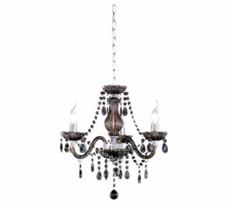 Trio RL Lüster R11073002 lampa wisząca zwis 3x40W E14 chrom / czarny - wysyłka w 24h