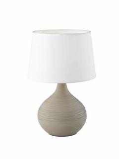 Trio RL Martin R50371025 lampka stołowa biurkowa 1x40W E14 cappucino / biały