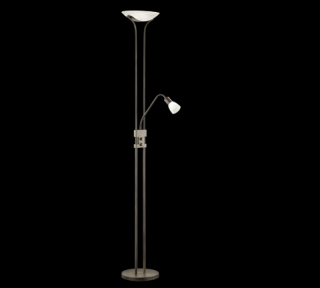 Trio Santo Ii 421910228 lampa stojąca podłogowa 5x4,5W LED 3000K miedziana/kremowa