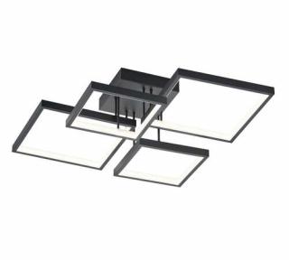 Trio Sorrento 627710432 plafon lampa sufitowa 1x24W LED 3000K czarny mat - wysyłka w 24h