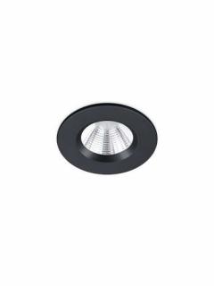 Trio Zagros 650710132 oczko oprawa wpuszczana IP65 1x5,5W LED 3000K czarny mat