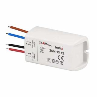 Zamel Ledix ZNN-15-12 zasilacz 15W biały