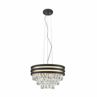 Zuma Line Naica P0525-04A-P7D7 lampa wisząca zwis 4x40W E14 czarna/złota - wysyłka w 24h