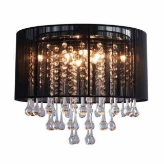 Zuma Line Verona RLX92174-8B plafon lampa sufitowa 8x40W G9 czarny - wysyłka w 24h