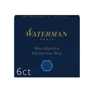 DOBRA CENA! Naboje krótkie Waterman (6 szt.) niebiesko-czarne