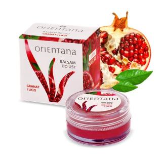 Balsam do ust Orientana - ekstrakty z owoców granatu i liczi