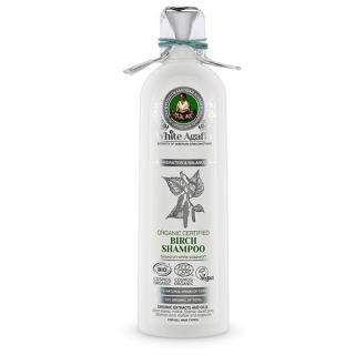 Brzozowy szampon do włosów White Agafia - nawilżenie i równowaga