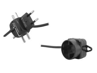 Adapter AC GLOBETROTTER uniwersalny z kablem EU/UK/USA, (BOX).