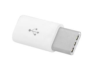 Adapter gniazdo microUSB- wtyk Type-C.