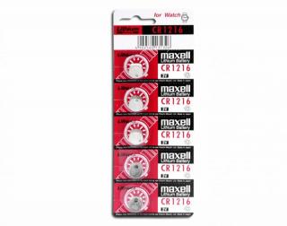 Bateria Litowa Maxell CR1216.