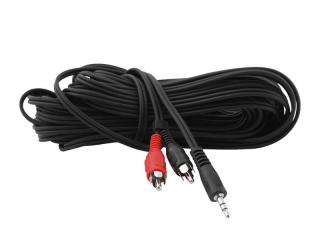 Kabel 2 x RCA - Jack 3.5mm  3m