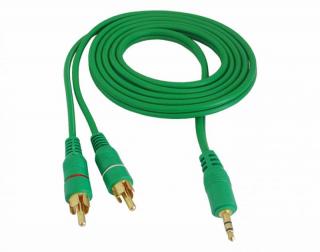 Kabel 2xRCA-Jack 3.5mm.10m