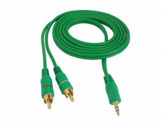 Kabel 2xRCA-Jack 3.5mm, 3m.