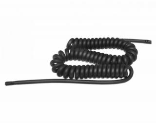 Kabel CB mikrofonowy 2.7m, 4 żyły + ekran.