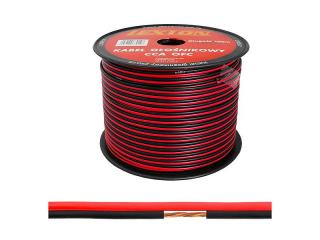 Kabel głośnikowy LEXTON 2x0.75CCA czarno / czerwony