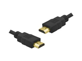 Kabel HDMI-HDMI, złoty 19 pin + filtr 1.5m. Cu HQ