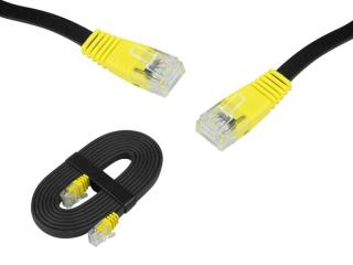 Kabel komputerowy sieciowy 1:1 8p8c cat.5 1,5m ultra slim 5/1mm silicone  (patchcord)