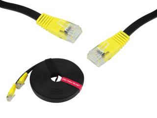 Kabel komputerowy sieciowy 1:1 8p8c cat.5 10m ultra slim 5/1mm silicone  (patchcord)
