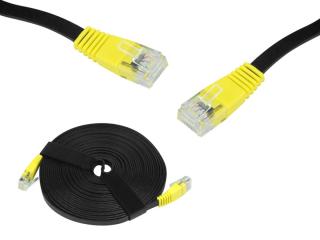 Kabel komputerowy sieciowy 1:1 8p8c cat.5 5m ultra slim 5/1mm silicone  (patchcord)