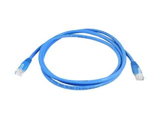 Kabel komputerowy sieciowy 1:1 8p8c (patchcord), 3m, niebieski.